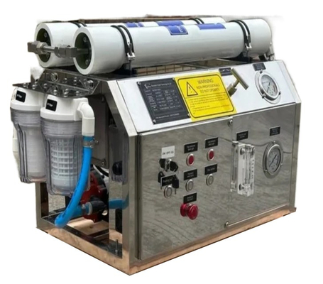 Compact Seawater Desalination System for Outdoor and Emergency Use